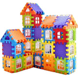 Blocks House Set with Blocks Game My Happy House 72 Pcs