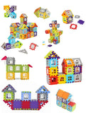 Blocks House Set with Blocks Game My Happy House 72 Pcs