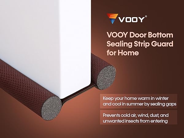 Door Draft Stopper – Fabric Gap Sealer (Buy 1 Get 1 FREE)